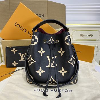 Kitlife Louis Vuitton Neonoe MM Black Beige - M45497 - 26x26x17.5cm