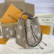 Kitlife Louis Vuitton Neonoe MM Tourterelle Gray/Cream - M45555 - 26x26x17.5cm - 3