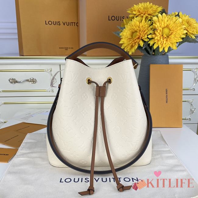 Kitlife Louis Vuitton Neonoe MM Milky White - M45307 - 26*17.5*26cm - 1