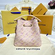 Kitlife Louis Vuitton Neonoe BB Light Pink Sprayed and embossed leather - 20x20x13cm - 5