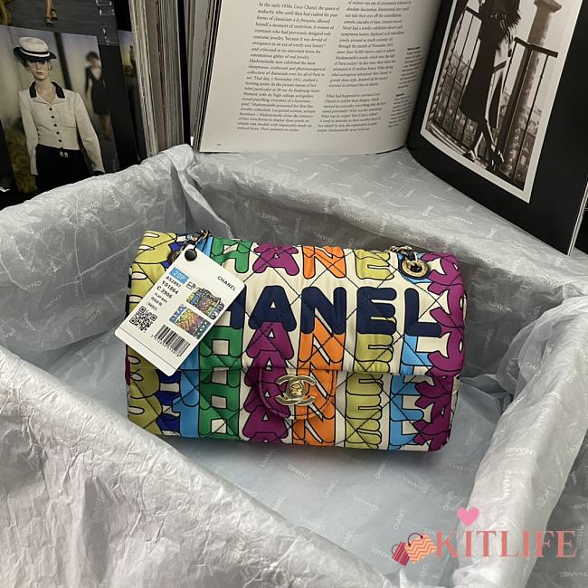 Kitlife Chanel Multicolor Flap Bag - 15X24.5X5cm - 1
