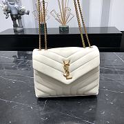 Kitlife YSL LOULOU Small Chain Bag Matelasse Gold And Silver Hardware - 23x17x9cm - 1