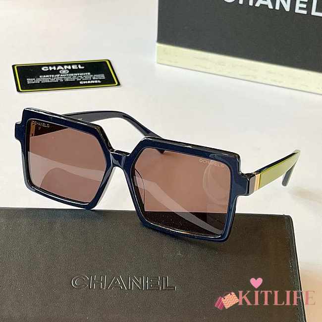 Kitlife Chanel Sunglasses Letter Fragrant Granny – CH5868 – Size 55-16-140 - 1