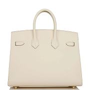 Kitlife Hermes Birkin Sellier 25 Nata Epsom Gold Hardware - 6