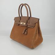 Kitlife Hermes Birkin Swift Grizzly 25 Satchel - 4