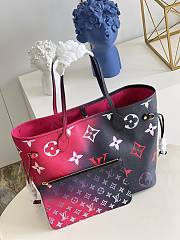 Kitlife Louis Vuitton Neverfull Midnight Fuchsia - M20511 - 31 x 28 x 14 cm - 2