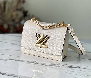 Kitlife Louis Vuitton Twist PM Bag Quartz White - M59852 - 19 x 15 x 9 cm