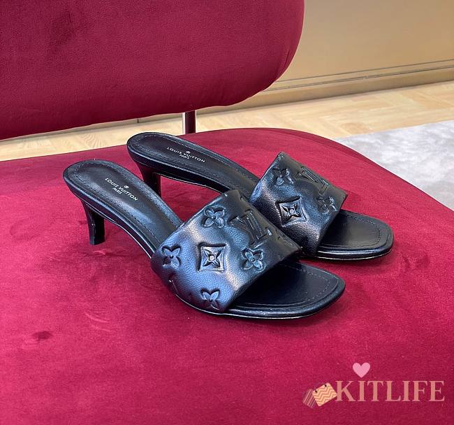 KITLIFE LOUIS VUITTON REVIVAL BLACK MULE - 1A9Q6G - 1