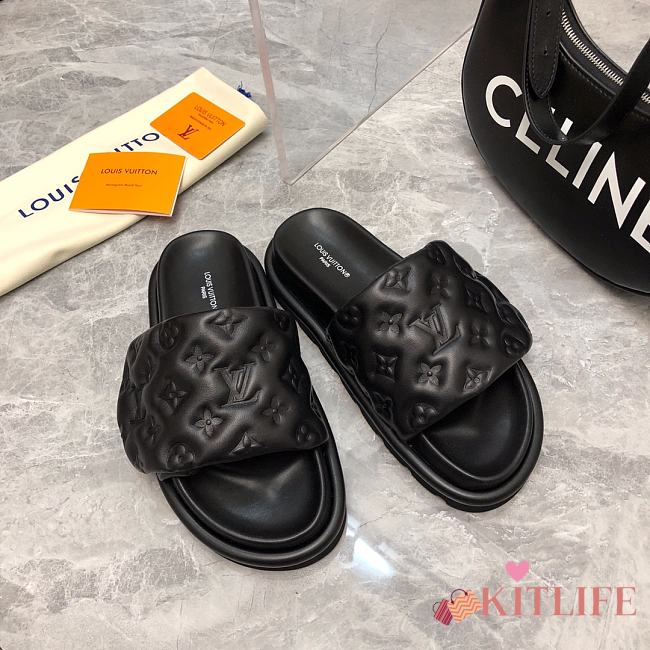 KITLIFE POOL PILLOW COMFORT NOIR MULE - 1AA1EH - 1