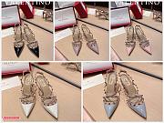 KITLIFE ROCKSTUD NO LIMIT SANDAL IN METALLIC NAPPA  - 1