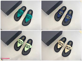 KITLIFE VALENTINO LEATHER THONG SANDAL