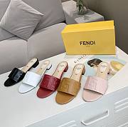 Kitlife Fendi Open Toe Flat Sandals - 1