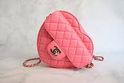 Kitlife Chanel Heart Pink Bag Lambskin - AS3191 - 18x16.5x6.5 - 1