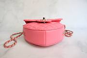 Kitlife Chanel Heart Pink Bag Lambskin - AS3191 - 18x16.5x6.5 - 3