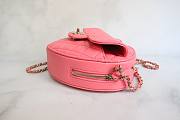Kitlife Chanel Heart Pink Bag Lambskin - AS3191 - 18x16.5x6.5 - 4