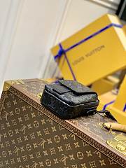 Kitlife Louis Vuitton DOUBLE PHONE POUCH NM BLACK - M81323 - 11.0 x 18.0 x 8cm - 5