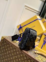 Kitlife Louis Vuitton DOUBLE PHONE POUCH NM BLACK - M81323 - 11.0 x 18.0 x 8cm - 3
