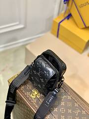 Kitlife Louis Vuitton DOUBLE PHONE POUCH NM BLACK - M81323 - 11.0 x 18.0 x 8cm - 2