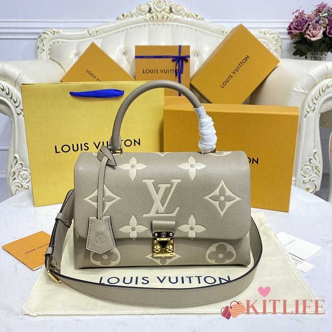 KITLIFE LOUIS VUITTON MADELEINE MM Dove Gray / Crème Beige - M46041 - 30 x 19.5 x 11 cm - 1