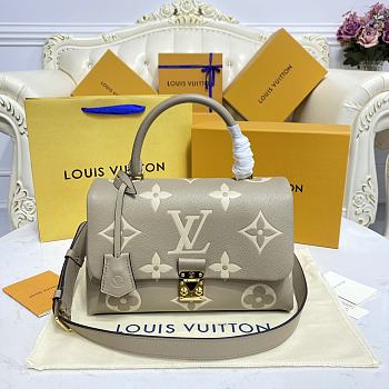 KITLIFE LOUIS VUITTON MADELEINE MM Dove Gray / Crème Beige - M46041 - 30 x 19.5 x 11 cm