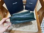 KITLIFE YSL NIKI BABY CHAIN BAG IN CRINKLED VINTAGE GREEN LEATHER - 21 X 16 X 7,5 CM - 5