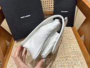 KITLIFE YSL NIKI BABY CHAIN BAG IN CRINKLED VINTAGE WHITE LEATHER - 21 X 16 X 7,5 CM - 3
