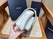 KITLIFE YSL NIKI BABY CHAIN BAG IN LAMBSKIN WHITE - 21 X 16 X 7,5 CM - 4