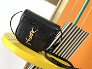 Kitlife YSL Kaia Croc-effect Leather Shoulder Bag - 18x15.5x5.5cm - 1