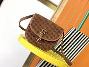 Kitlife YSL Kaia Suede Leather Shoulder Bag - 18x15.5x5.5cm - 1