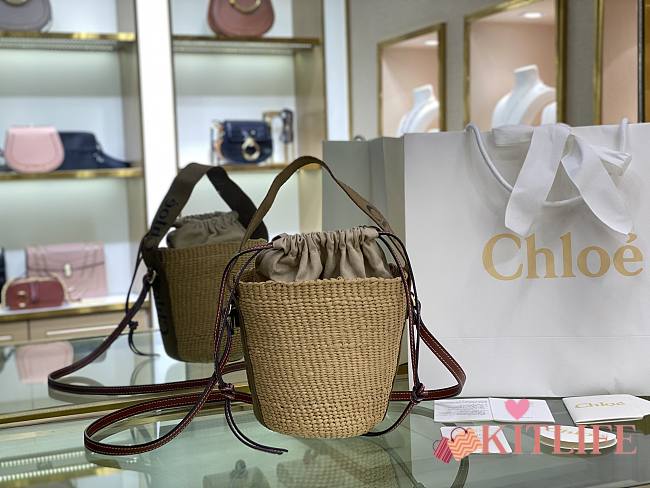 Kitlife Chloe small woody basket brown - 17x16x16cm - 1