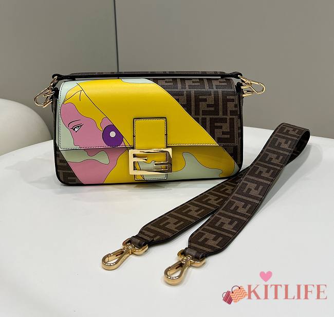 Kitlife Fendi Baguette Brown - 27-6-15cm - 1