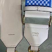 Kitlife Fendi Strap U White Blue - 120cmx4cm - 4