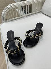 Kitlife Bottega Veneta Dot Chain-braided leather sandals 3 colors - 2