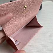 Kitlife Chanel 22s Two-fold Buckle Coin Purse Pink Caviar Leather - 8.5 × 12 × 2.5 cm - 5