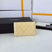 Kitlife Chanel 19 Coin Flip Wallet Yellow - 8.5 × 12 × 2.5 cm - 5