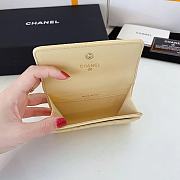 Kitlife Chanel 19 Coin Flip Wallet Yellow - 8.5 × 12 × 2.5 cm - 4