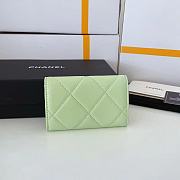 Kitlife Chanel 19 Coin Flip Wallet Light Green - 8.5 × 12 × 2.5 cm - 5