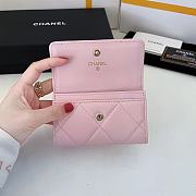 Kitlife Chanel 19 Coin Flip Wallet Pink - 8.5 × 12 × 2.5 cm - 2