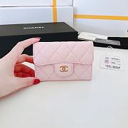 Kitlife Chanel CLASSIC FLIP WALLET 4 (Pink/Purple/Light Green/Light Pink) - 3