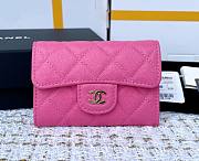 Kitlife Chanel CLASSIC FLIP WALLET 4 (Pink/Purple/Light Green/Light Pink) - 1