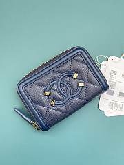 Kitlife Chanel Coin Purse CC Filigree Caviar (9 colors) - A84446 - 11 cm - 6