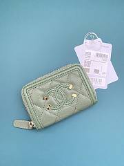 Kitlife Chanel Coin Purse CC Filigree Caviar (9 colors) - A84446 - 11 cm - 5