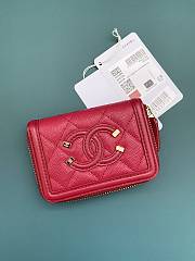 Kitlife Chanel Coin Purse CC Filigree Caviar (9 colors) - A84446 - 11 cm - 4