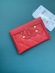 Kitlife Chanel Card Holder CC Filigree Caviar (9 colors) - A81457 - 11 cm - 4