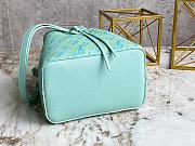 Kitlife Louis Vuitton Neonoe BB Green Sprayed and embossed leather - 20x20x13cm - 2