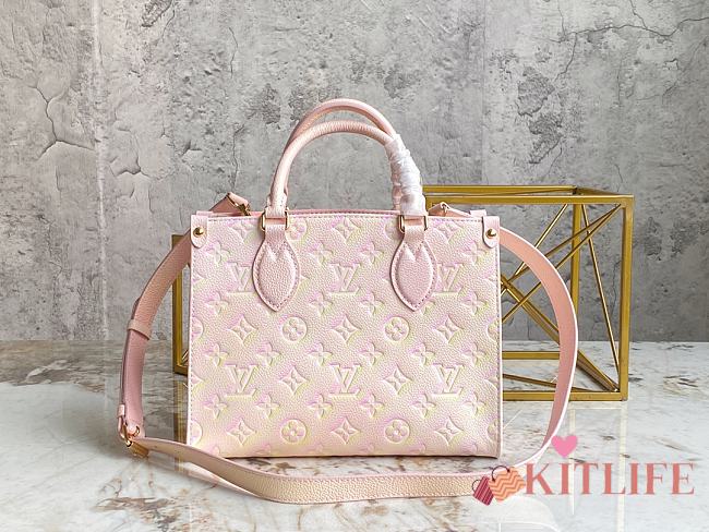 Kitlife Louis Vuitton Onthego Monogram Empreinte Light Pink - M46168 - 25 x 19 x 11.5 cm - 1