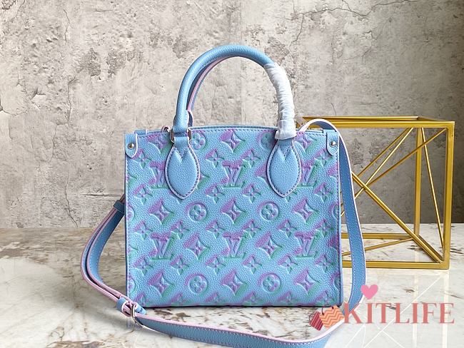 Kitlife Louis Vuitton Onthego Monogram Empreinte Blue - M46168 - 25 x 19 x 11.5 cm - 1