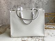 KITLIFE LOUIS VUITTON JACQUARD FABRIC ONTHEGO MM TOTE BAG YELLOW - M20815 -41x34x19cm - 2