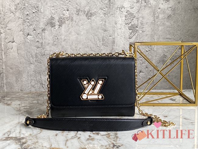 Kitlife Louis Vuitton Twist Epi leather Black - M59218 - 23 x 17 x 9.5 cm - 1