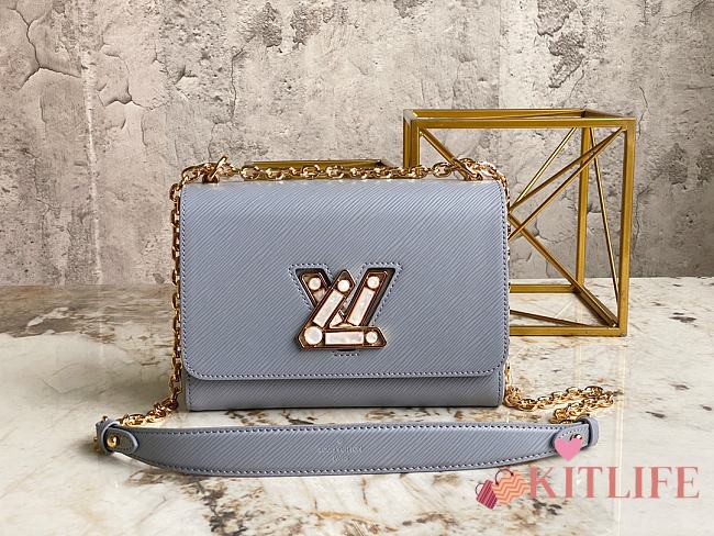 Kitlife Louis Vuitton Twist Epi leather Gray - M59218 - 23 x 17 x 9.5 cm - 1